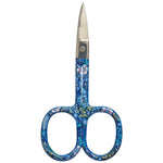 Embroidery Scissors 3-1/2in Blue Floral