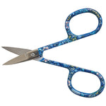 Embroidery Scissors 3-1/2in Blue Floral