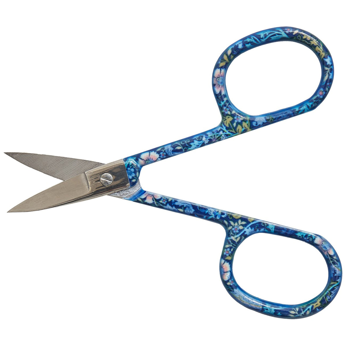 Embroidery Scissors 3-1/2in Blue Floral