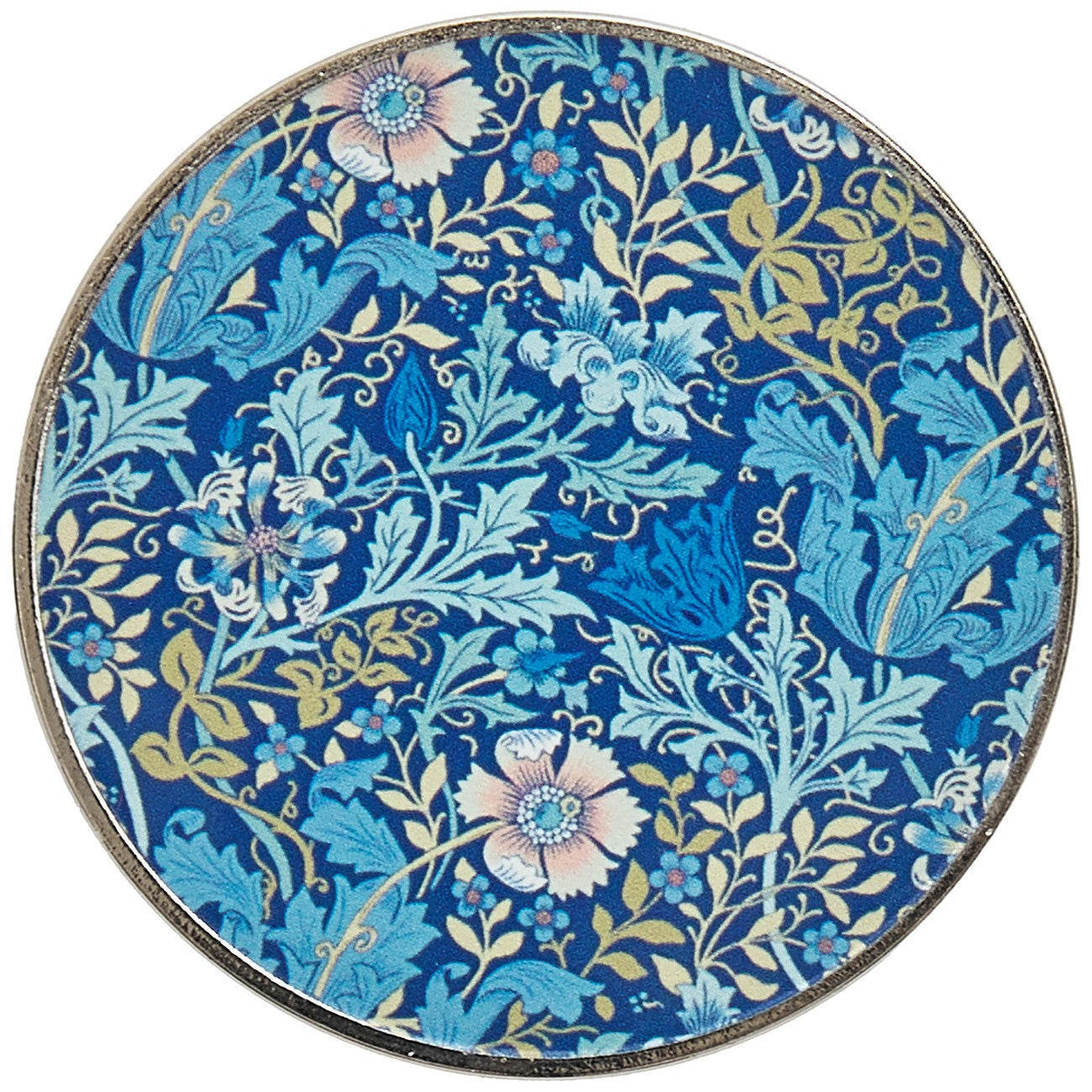 Iron Fabric Weights Blue Floral 2ct