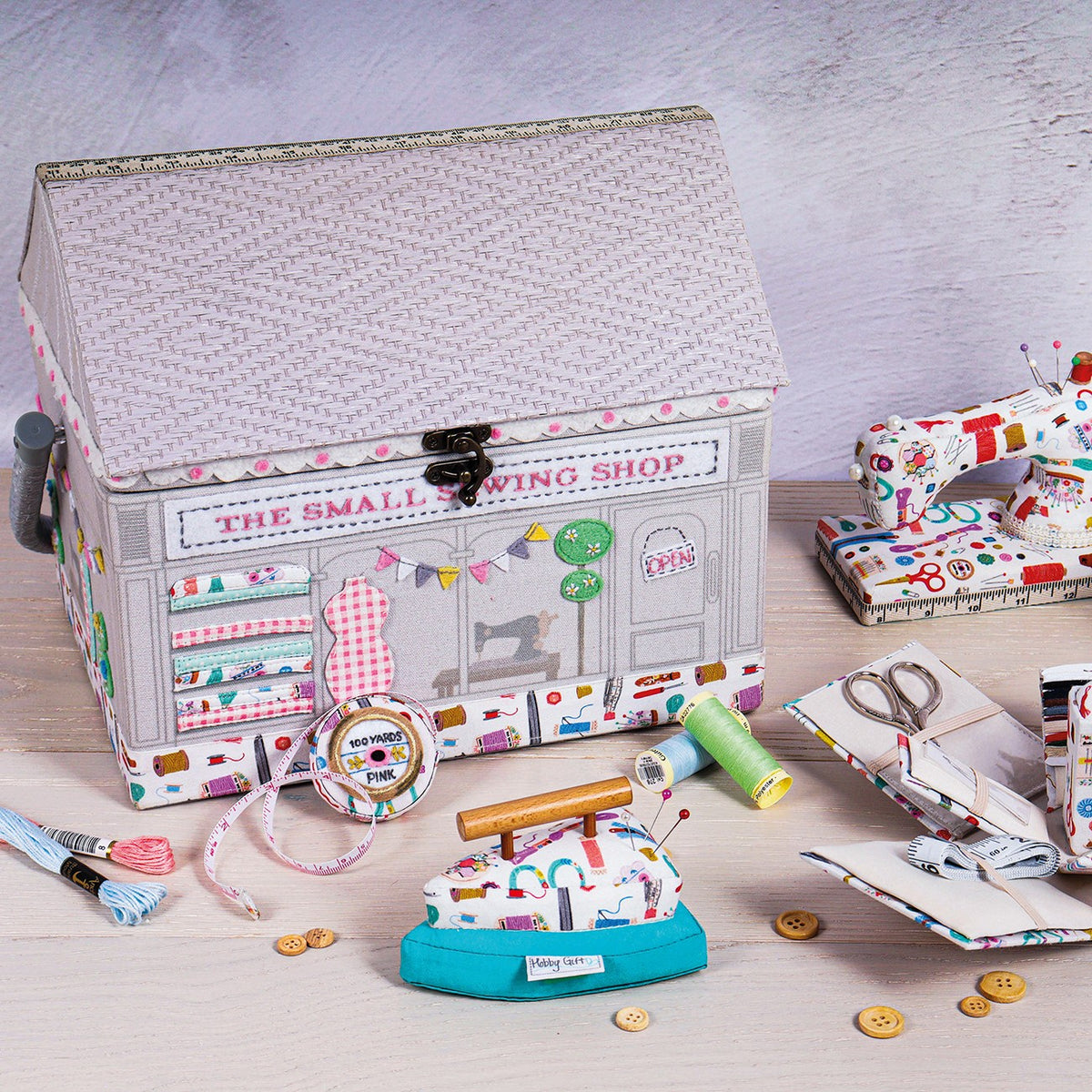 Sewing Box Embroidered Shop Haby Notions