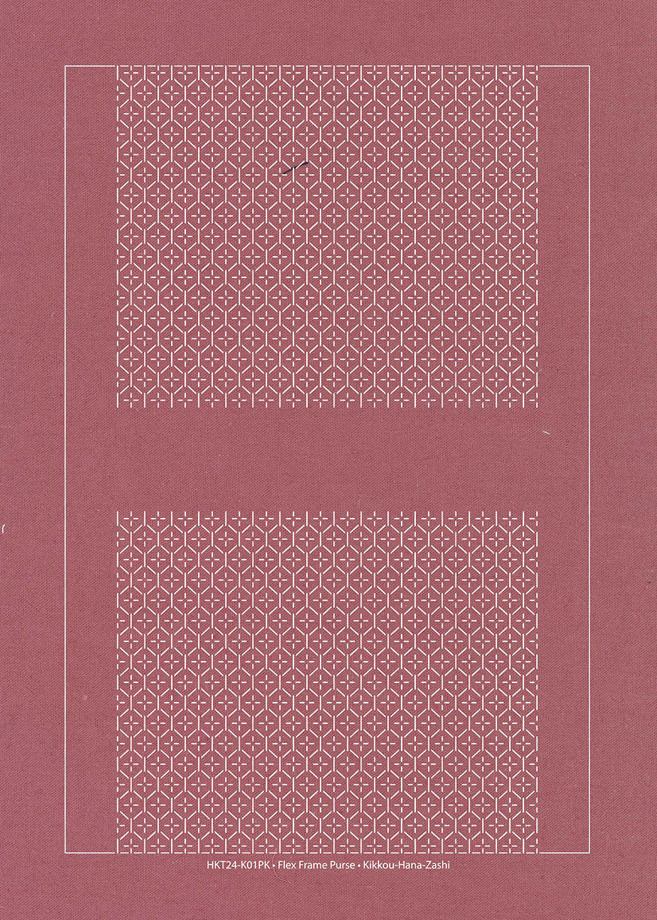 Flex Frame Purse Kit Kikkou-Hana-Zashi Pink