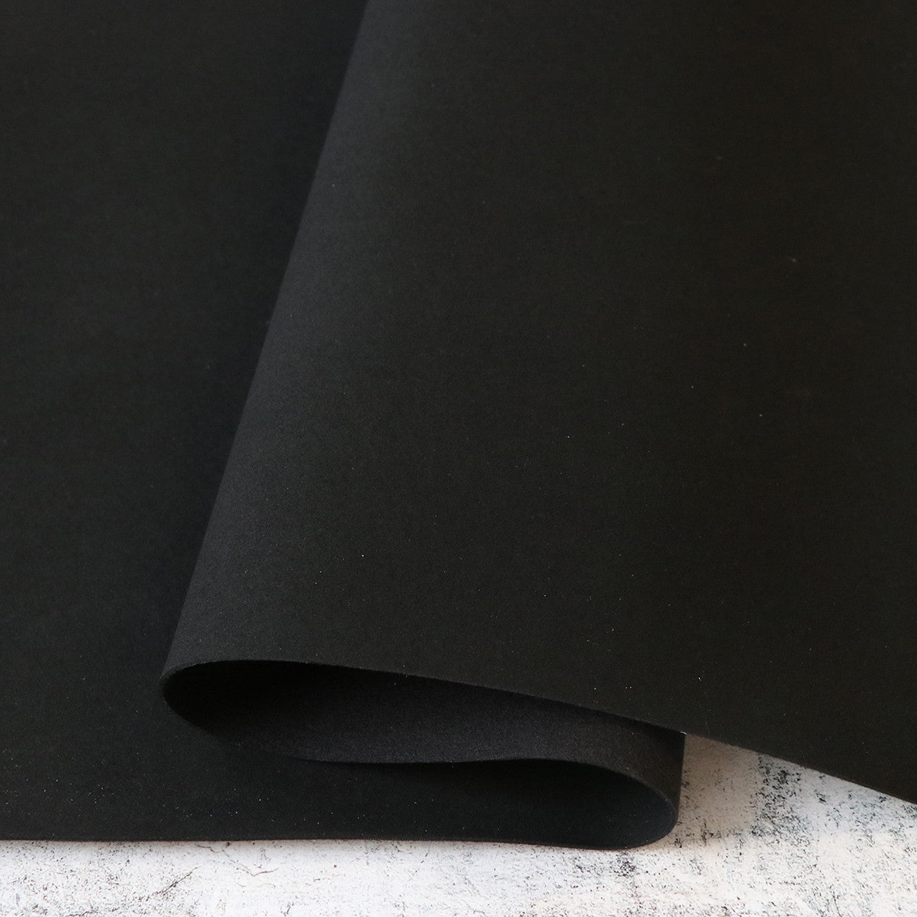 Black Microsuede 1/2yds