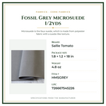 Product Specifications – Fossil Grey Microsuede 1/2yds