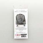 Weaving Sashiko Drawstring Bag with KOKI Hydrangea Half Kit Black
