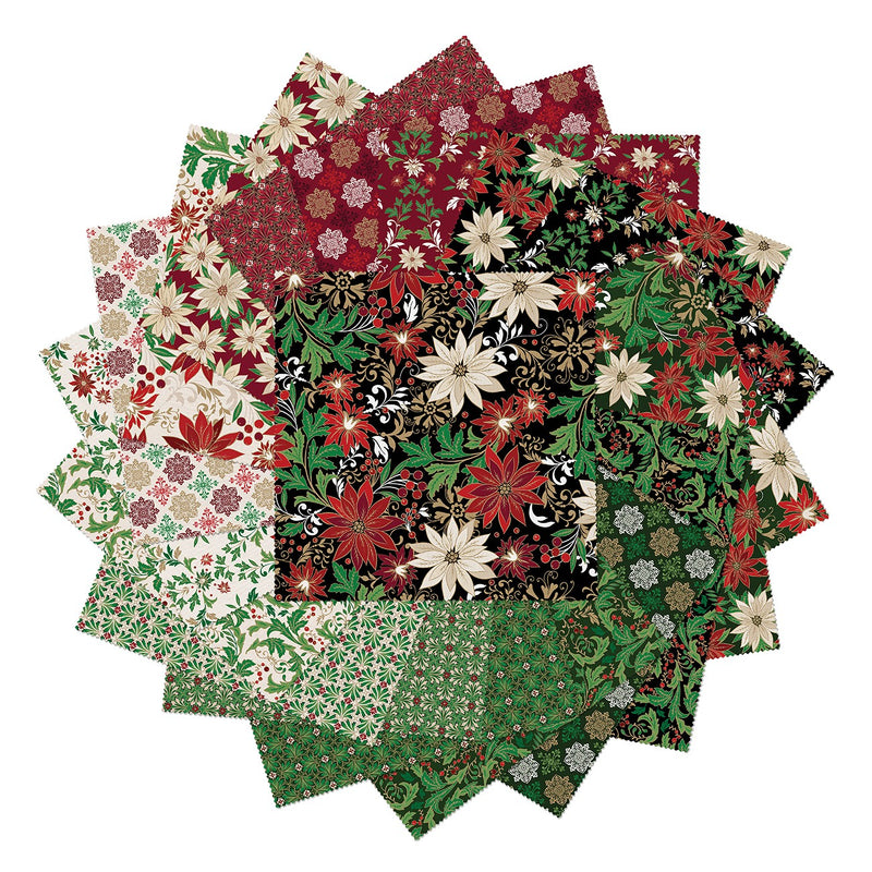 Holiday Nouveau 10in Squares, 42pcs/bundle
