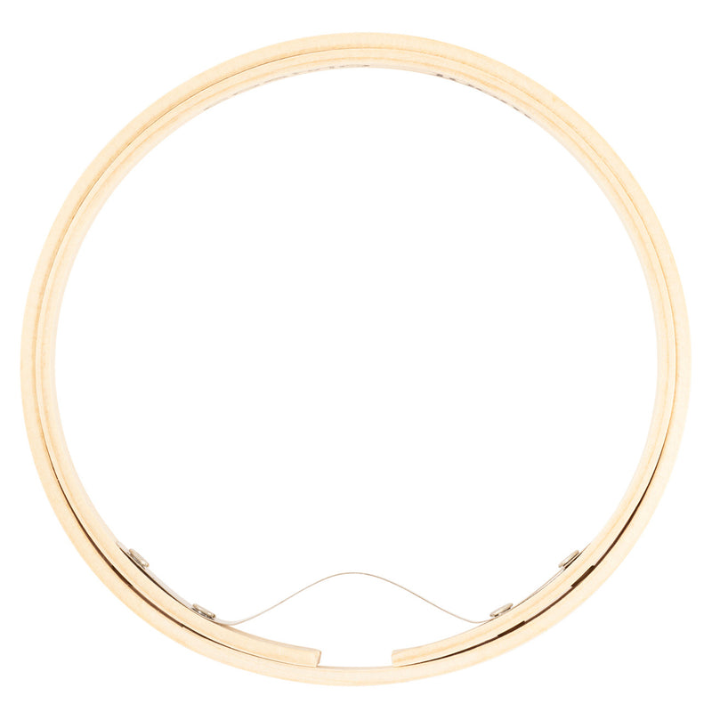 One Touch Wood Embroidery Round Hoop 4in