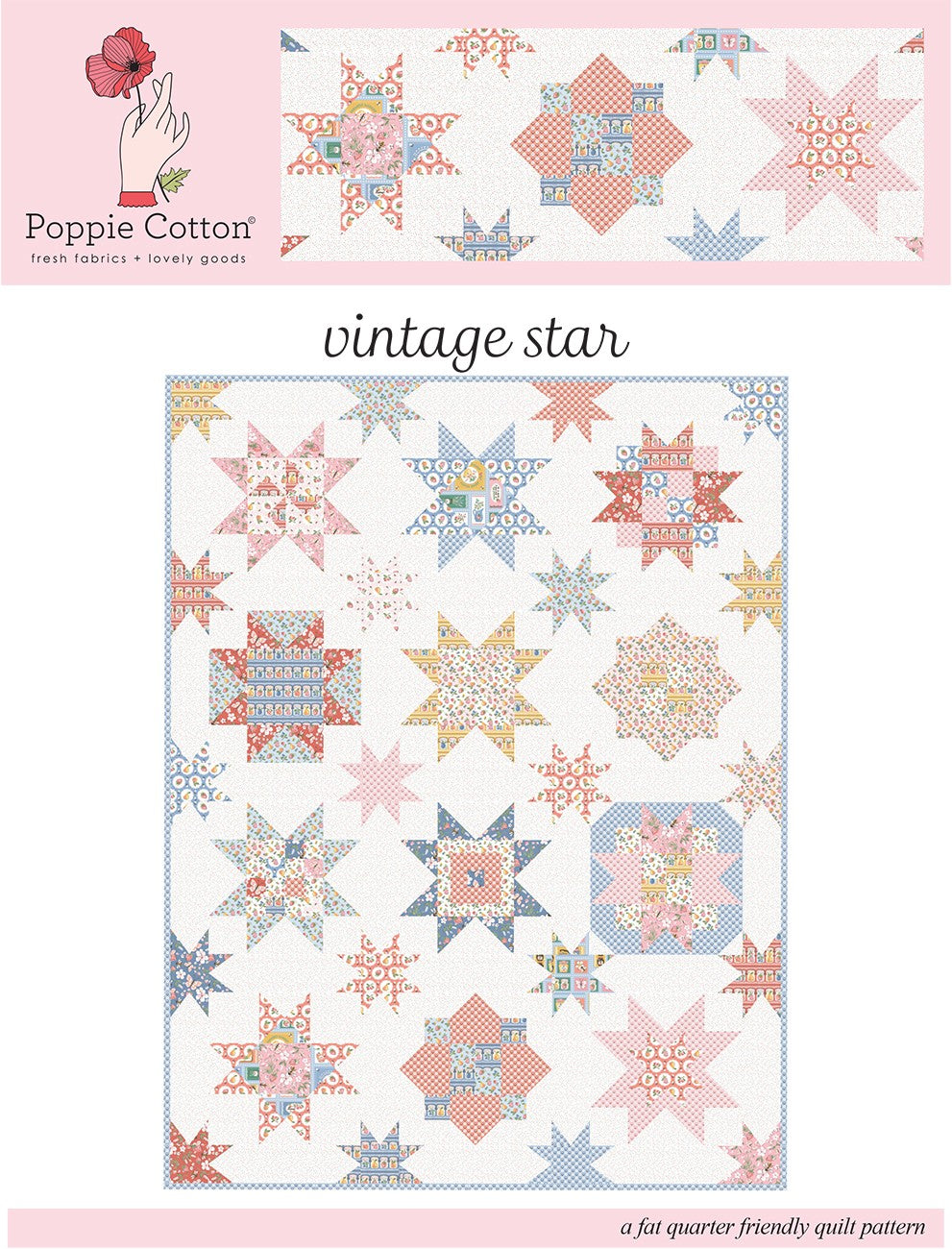 Quilt Pattern Homegrown Preserves Vintage Star