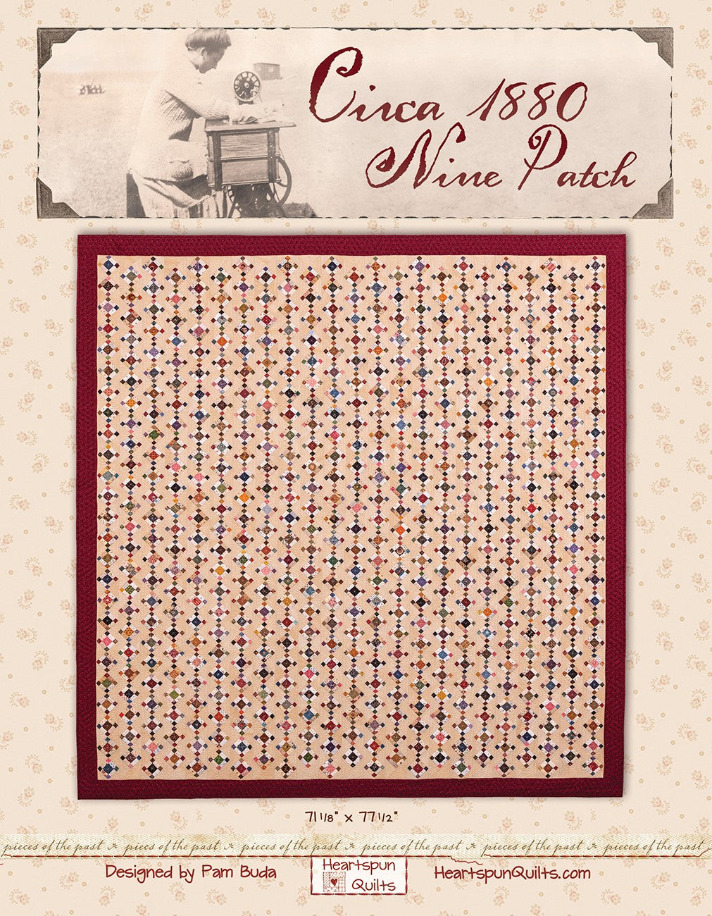Circa 1880 Nine Patch Quilt Pattern
