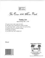 Circa 1880 Nine Patch Quilt Pattern