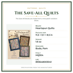 Product Specifications – The Save-All Quilts