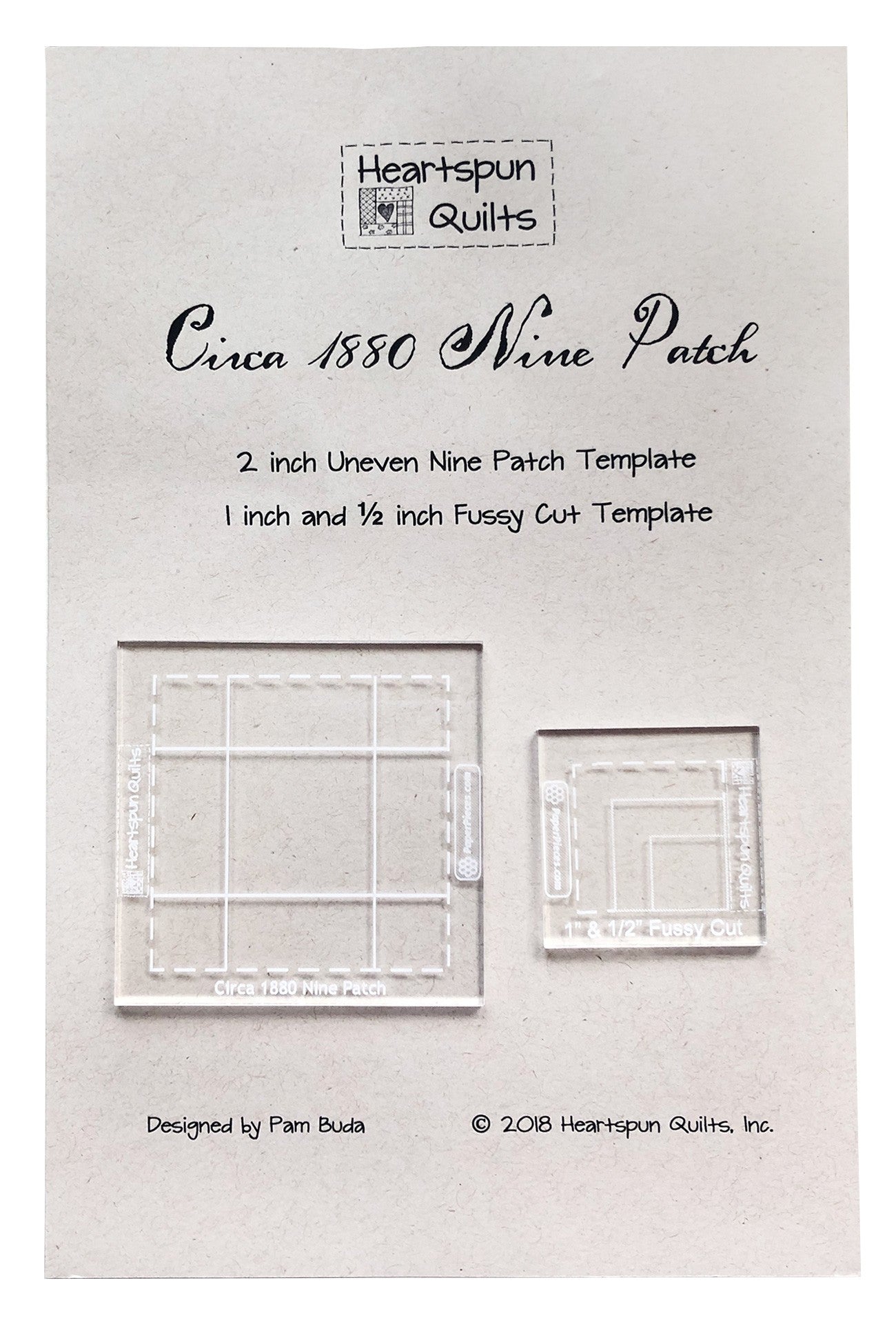 Circa 1880 Nine Patch Template Set