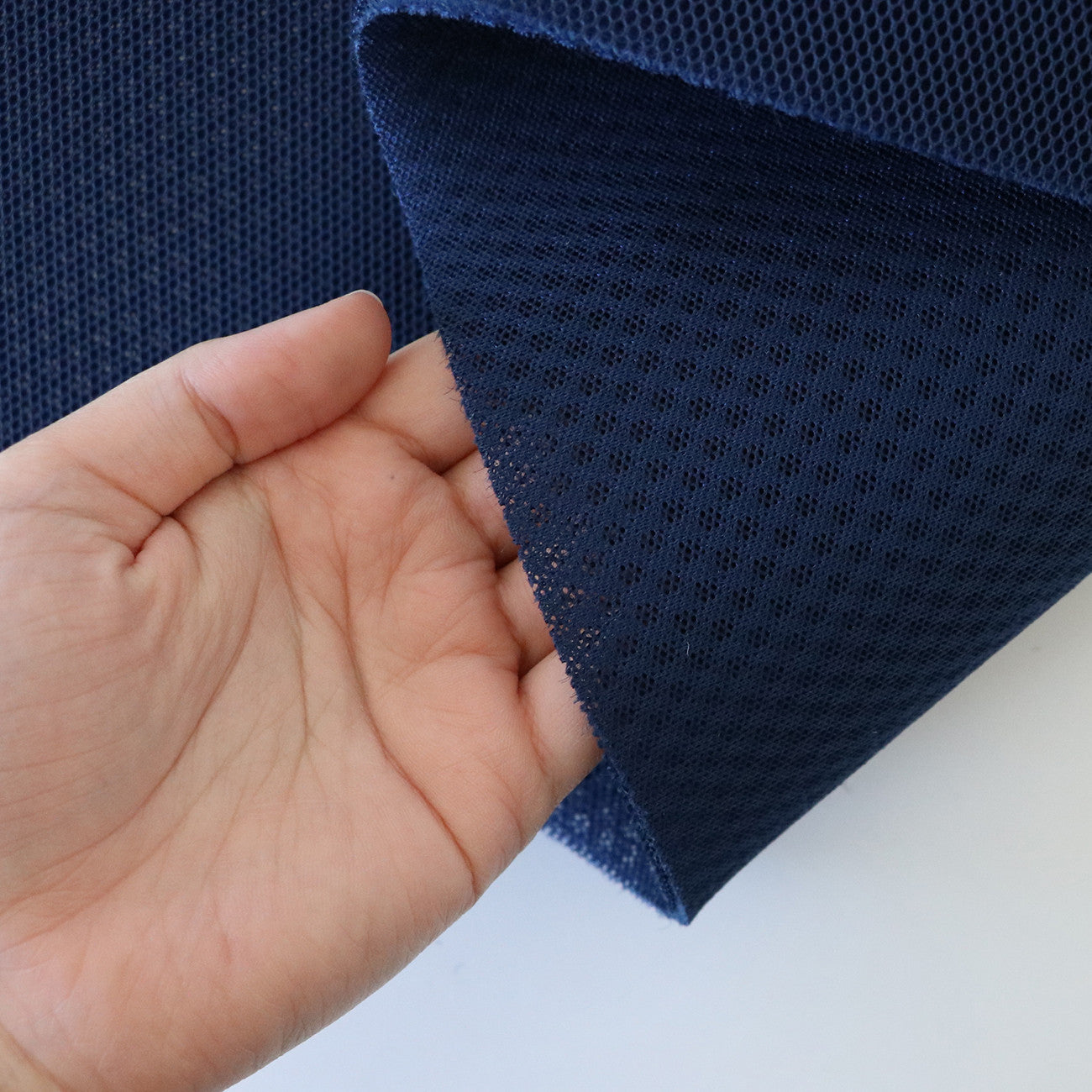Navy Air Mesh 1/2yd