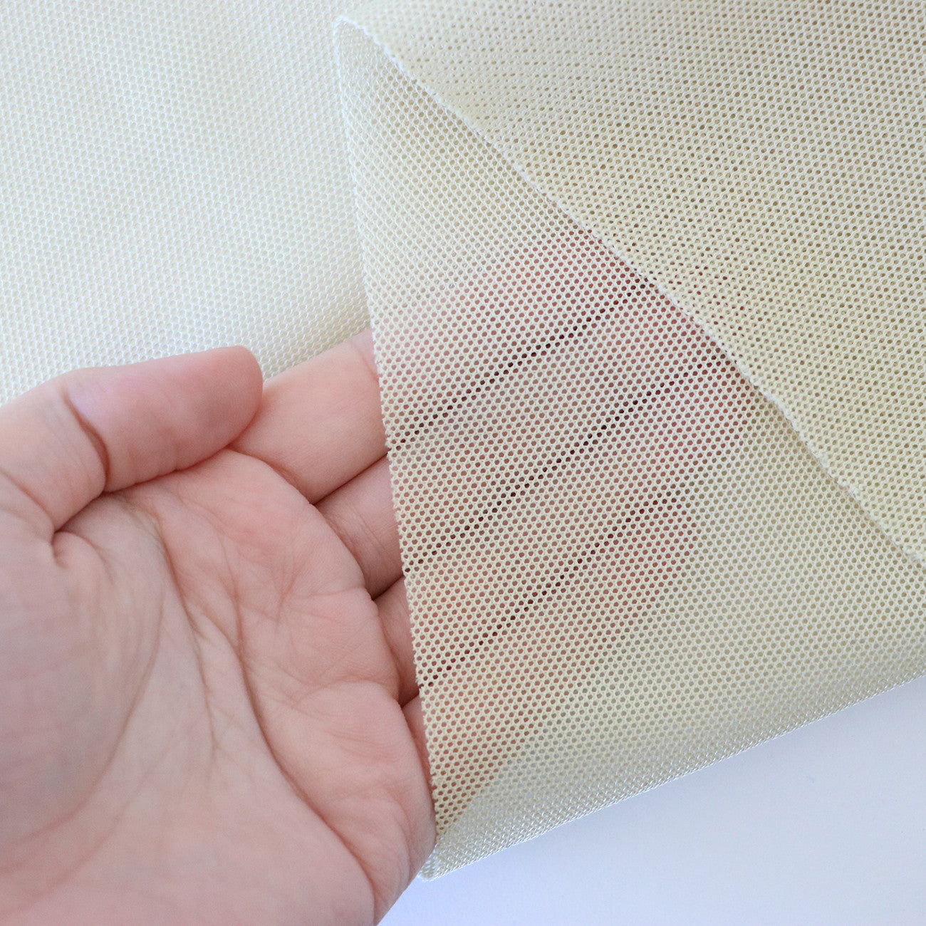 Beige Mini Mesh 1/2yd
