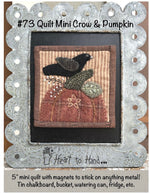Quilt Mini Crow & Pumpkin
