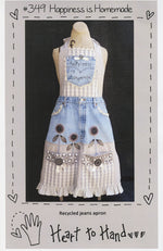 Happiness I Homemade Recycled Jeans Apron
