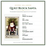 Product Specifications – Quilt Block Santa