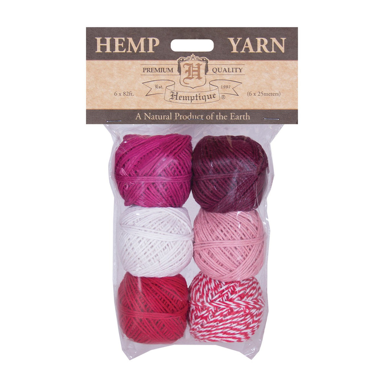Hemp Yarn Bon Bons Set Love