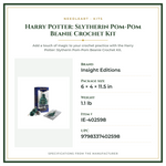 Product Specifications – Harry Potter: Slytherin Pom-Pom Beanie Crochet Kit