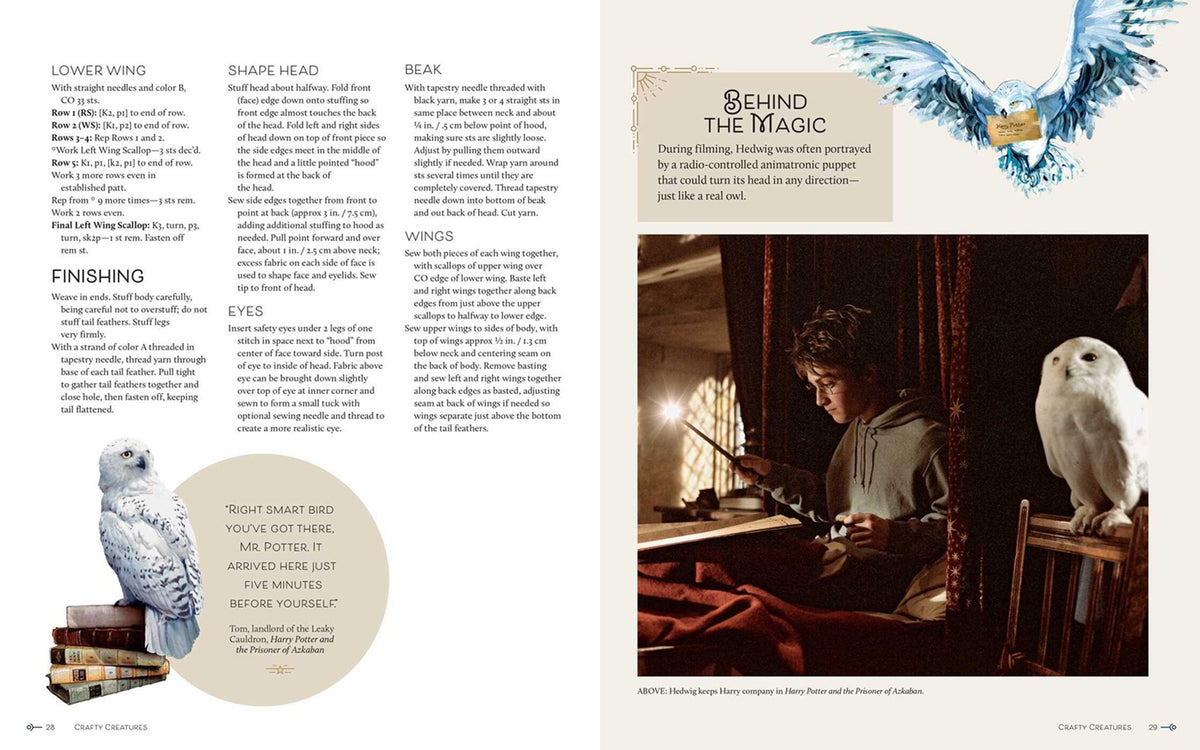 Harry Potter: Knitting Magic The Official Harry Potter Knitting Pattern Book
