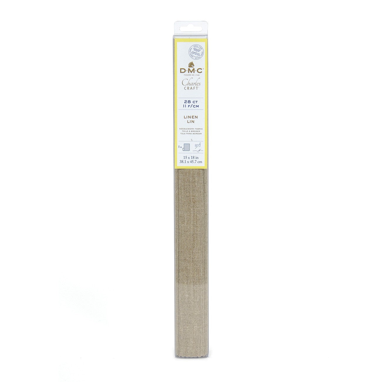 100% Linen 28ct 15" X 18" Natural