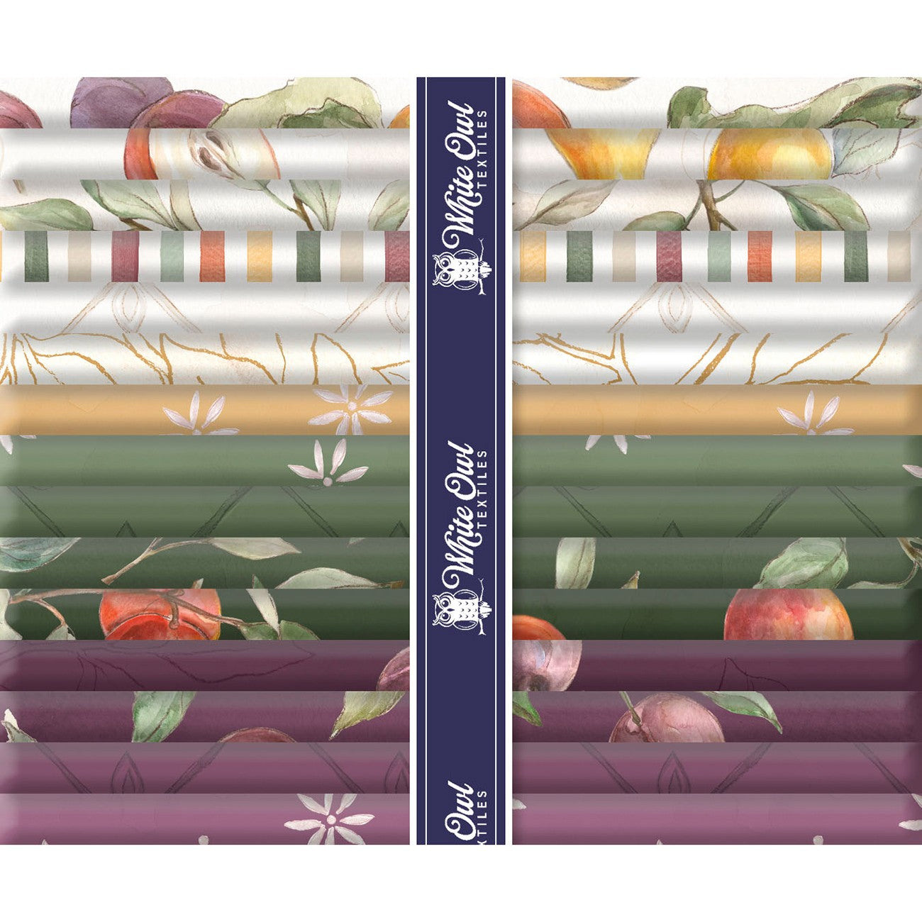 Fat Quarters, In the Orchard, 15pcs, 1 Piece of Each Print