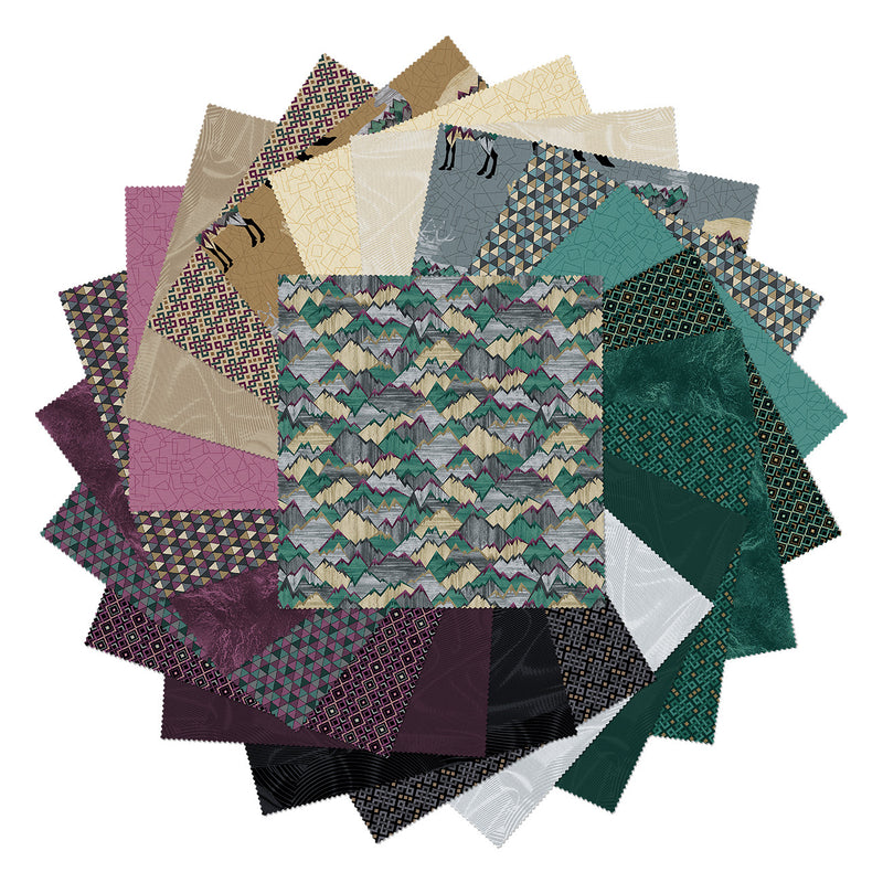 Into the Wild 10in Squares, 42pcs/bundle