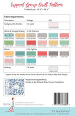 Support Group Quilt Pattern