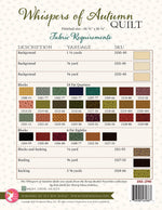 Whispers of Autumn Quilt Pattern