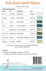 Cider Season Quilt Pattern