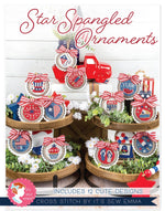 Star Spangled Ornaments Cross Stitch Pattern