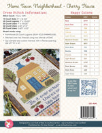 Home Town Neighborhood - Cherry House Cross Stitch Pattern