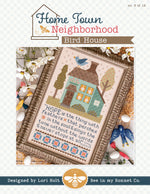 Home Town Neighborhood Bird House Cross Stitch
