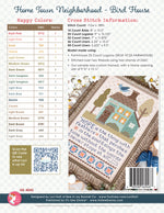 Home Town Neighborhood Bird House Cross Stitch