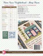 Home Town Neighborhood  Sheep House Cross Stitch