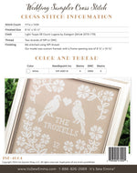 Wedding Sampler Cross Stitch Pattern