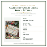 Product Specifications – Garden of Quilts Cross Stitch Pattern