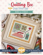 Iron & Starch The Quilting Bee Cross Stitch Pattern