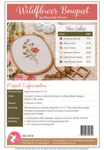 Wildflower Bouquet Embroidery Pattern