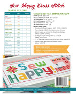 Sew Happy Cross Stitch Pattern