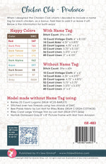 Chicken Club Cross Stitch Pattern of the Month 6 Prudence