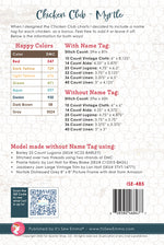 Chicken Club Cross Stitch Pattern of the Month 8 Myrtle