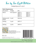 Two by Two Quilt Pattern