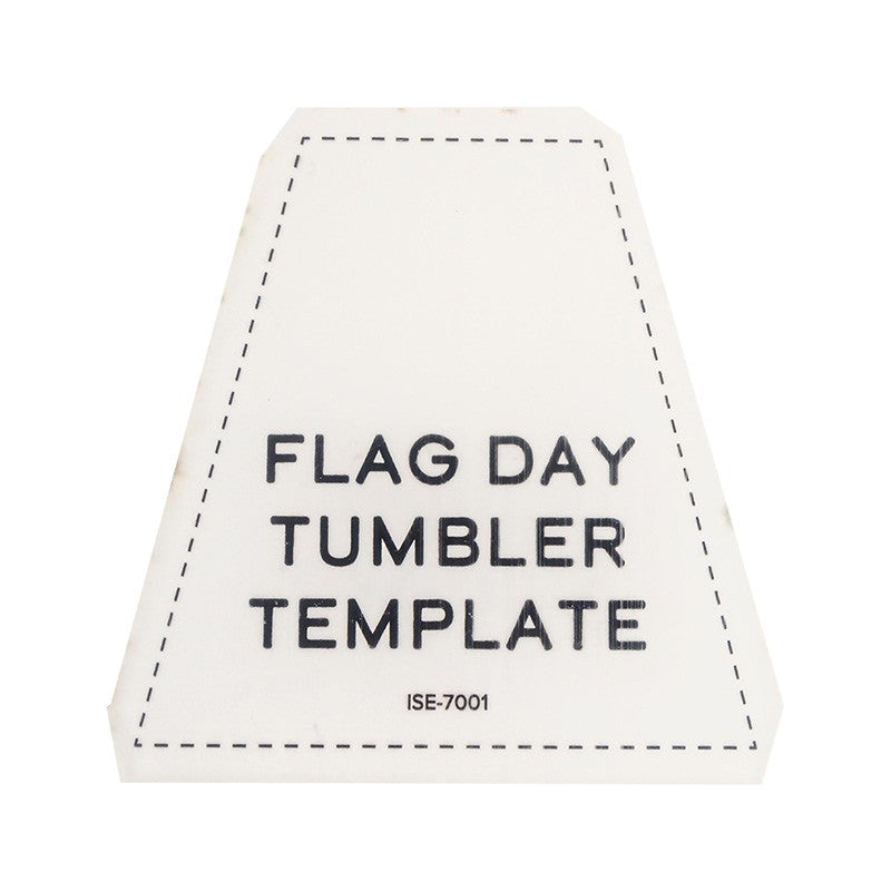 Flag Day Tumbler Template by Susan Ache