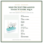 Product Specifications – Mini Oh Sew! Organized Stash 'N Store Aqua