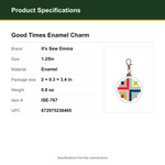 Product Specifications – Good Times Enamel Charm