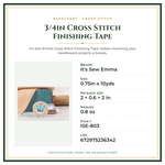 Product Specifications – 3/4in Cross Stitch Finishing Tape