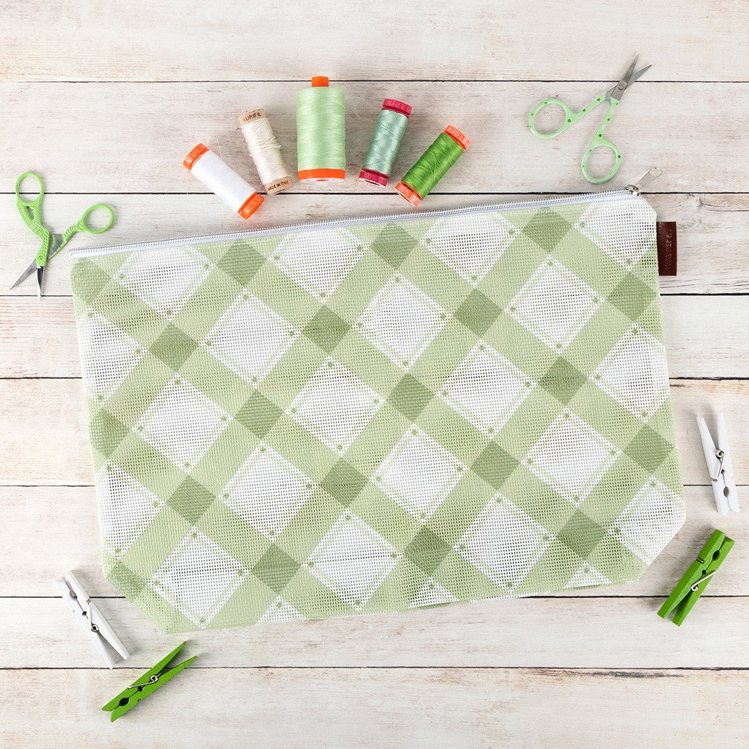 Olive Mad for Plaid Project Bag