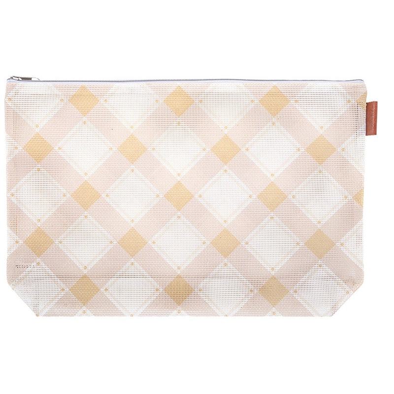 Burlap Mad for Plaid Project Bag