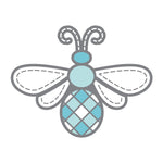 Cottage Bee In My Bonnet Enamel Needle Minder